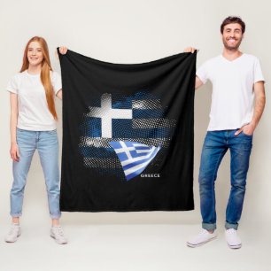 Griechenland-Flagge Fleecedecke