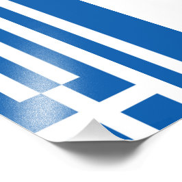 Griechenland-Flagge Fotodruck