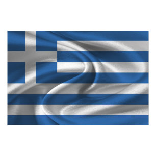 Griechenland-Flagge Fotodruck