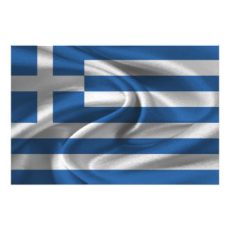 Griechenland-Flagge Fotodruck