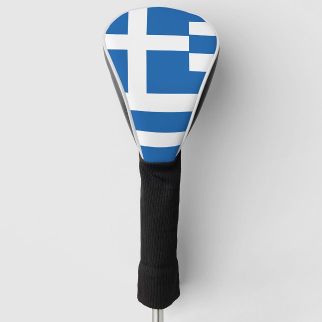 Griechenland-Flagge Golf Headcover (Vorderseite)