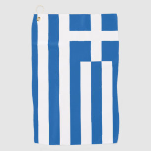 Griechenland-Flagge  Golfhandtuch