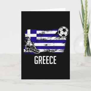 Griechenland Flagge Jersey Griechisches Fußballtea Karte