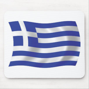Griechenland Flagge Mauspad