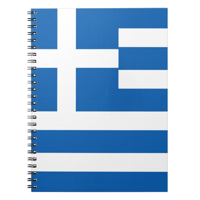 Griechenland-Flagge Notizblock (Vorderseite)