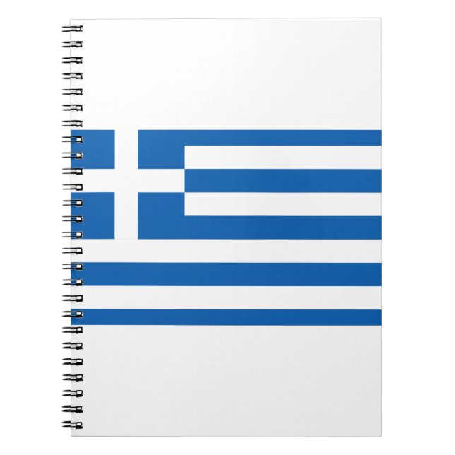 Griechenland-Flagge Notizblock (Vorderseite)
