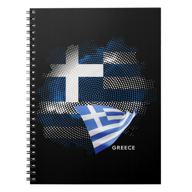 Griechenland-Flagge Notizblock (Vorderseite)