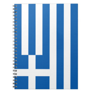 Griechenland-Flagge Notizblock