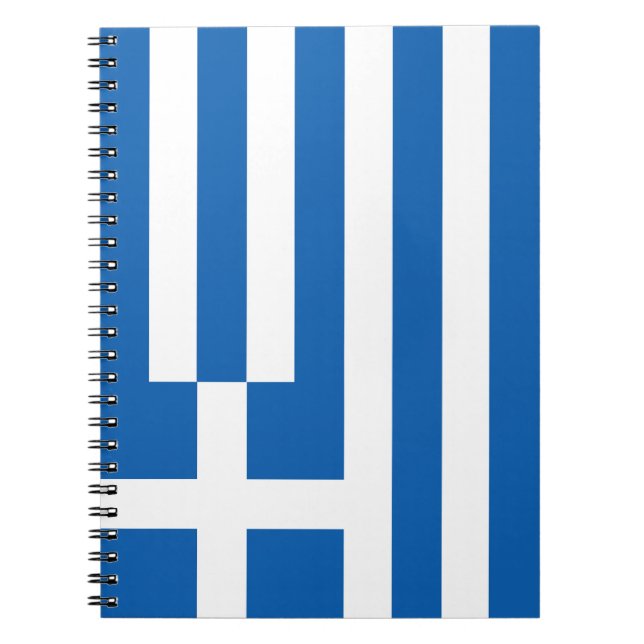 Griechenland-Flagge Notizblock (Vorderseite)
