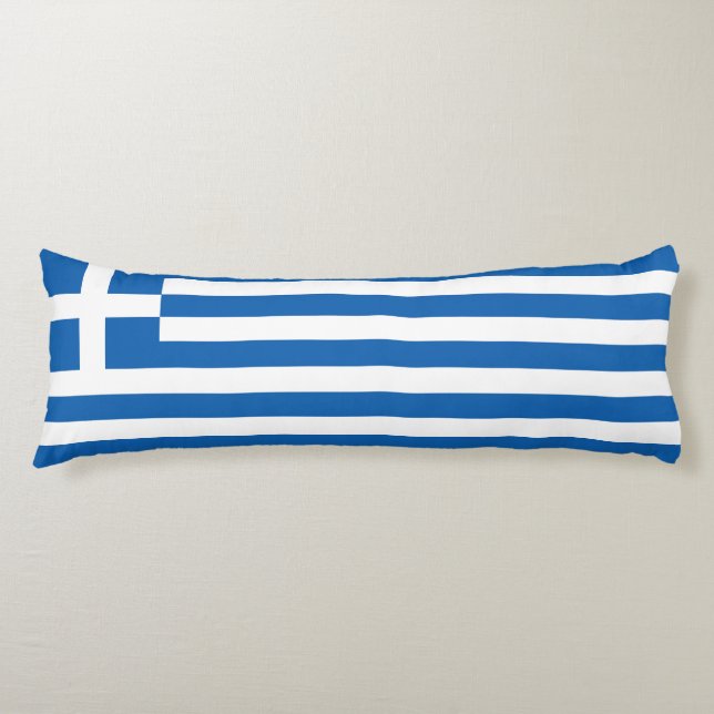 Griechenland-Flagge Seitenschläferkissen (Vorderseite)