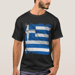 Griechenland-Flagge T-Shirt