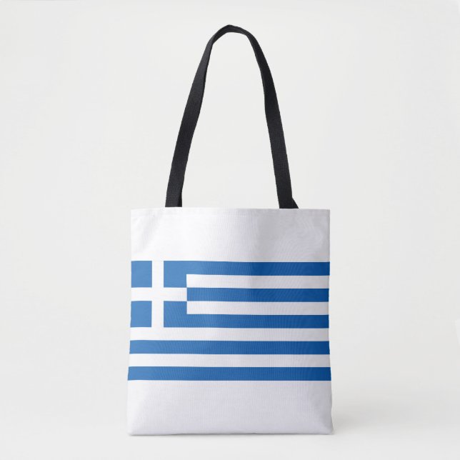 Griechenland-Flagge Tasche (Vorderseite)