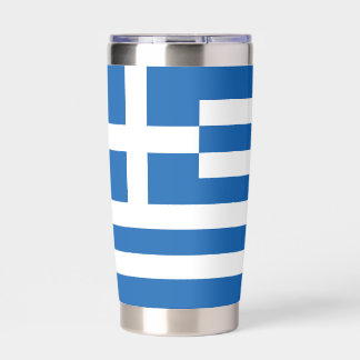 Griechenland-Flagge Thermobecher