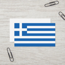 Griechenland-Flagge Visitenkarte