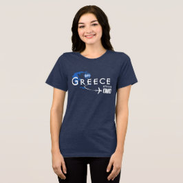 Griechenland Flughafen-Code T-Shirt Tri-Blend Shirt