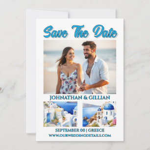 Griechenland Foto Save the Date griechische Hochze