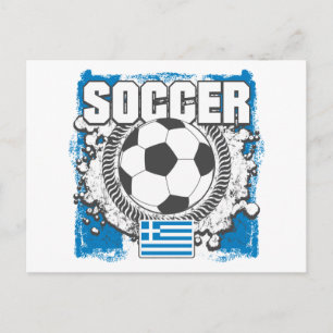 Griechenland Fußball Postkarte