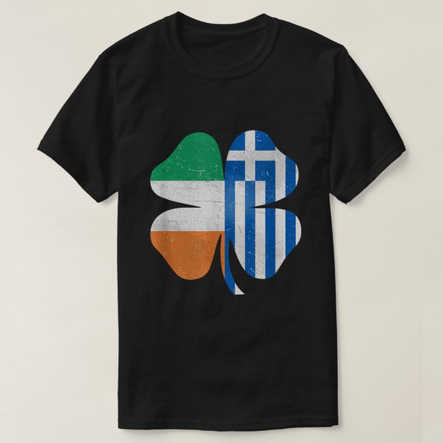 Griechenland Griechenland Irland St Patricks Da T-Shirt (Design vorne)