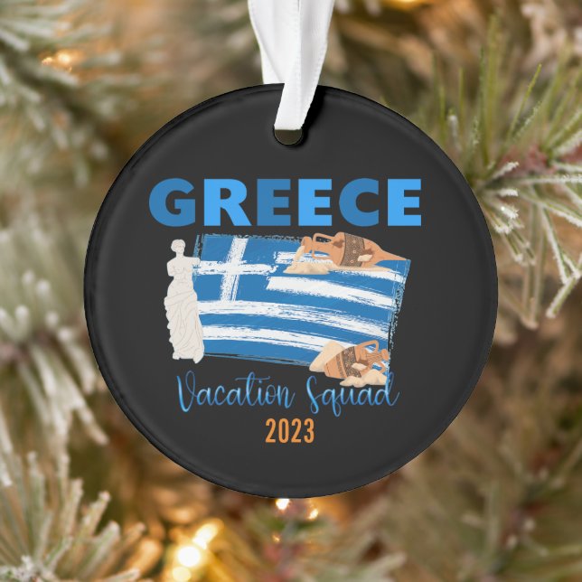 Griechenland Griechenland Urlaub Europa Reisen Ornament (Baum)