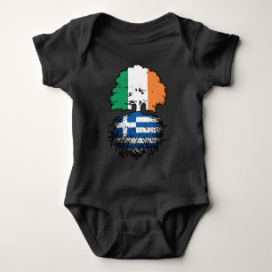 Griechenland Griechisch Irisch Irland Baum Wurzeln Baby Strampler