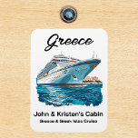 Griechenland Griechische Insel Kreuzfahrtschiff Magnet<br><div class="desc">Dieses Design kann in dem Bereich personalisiert werden, der durch das Ändern des Fotos und/oder Textes zur Verfügung gestellt wird. Sie können auch angepasst werden, indem Sie auf Vorlage personalisieren klicken und dann auf die Schaltfläche klicken, um weitere Optionen anzupassen, um die Hintergrundfarbe zu löschen oder zu ändern, Text hinzuzufügen,...</div>