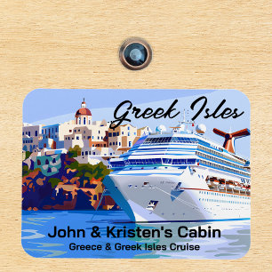 Griechenland Griechische Inseln Kreuzfahrtschiff Magnet