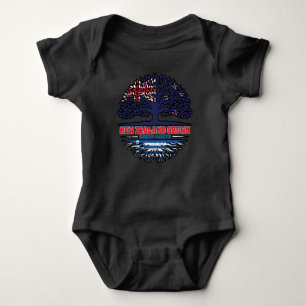 Griechenland Griechische Neuseeländer New Zealand Baby Strampler