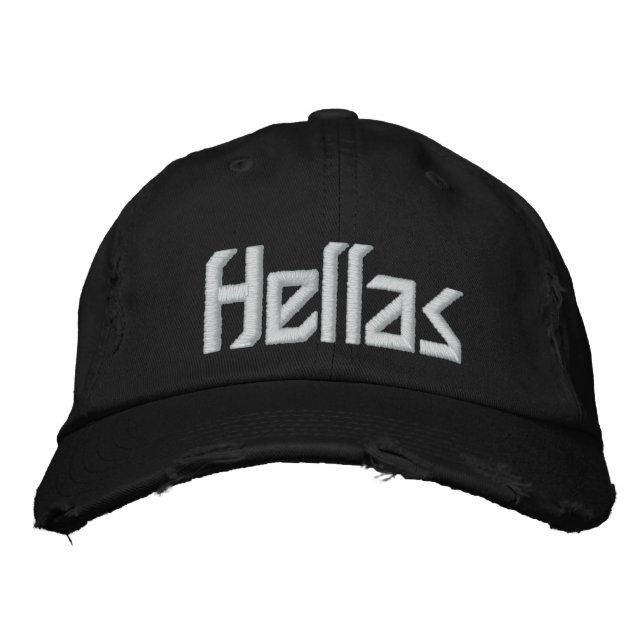 Griechenland - Hellas Bestickte Baseballkappe (Vorderseite)