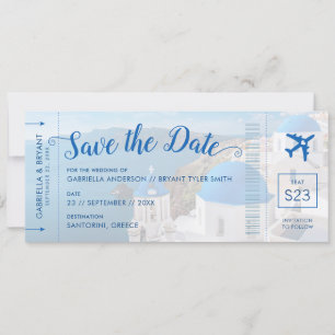 Griechenland Hochzeit in Urlaubsort Santorini Save
