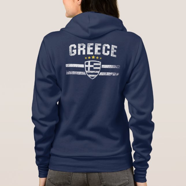 Griechenland Hoodie (Rückseite)