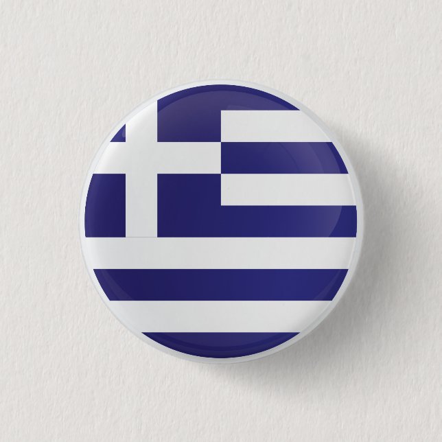 Griechenland - Icon-Flagge Button (Vorderseite)
