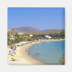 Griechenland, Insel Paros, Krios Beach aus der Höh Magnet