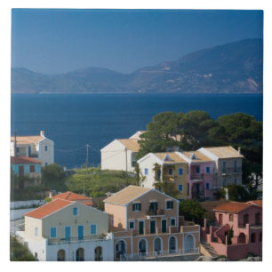 GRIECHENLAND, Ionische Inseln, KEFALONIA, Assos: Fliese