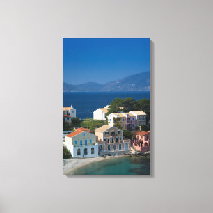 GRIECHENLAND, Ionische Inseln, KEFALONIA, Assos: Leinwanddruck