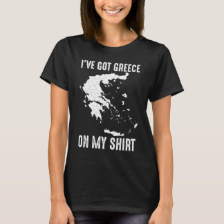 Griechenland Karte für Europa Griechenland Puppen T-Shirt