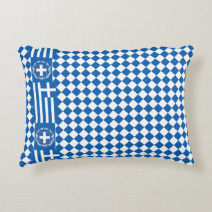 Griechenland Kissen, patriotisch, Premium, Griechi Dekokissen