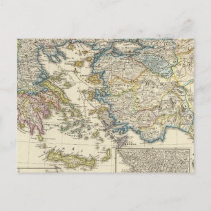 Griechenland, Kleinasien 1453 Postkarte