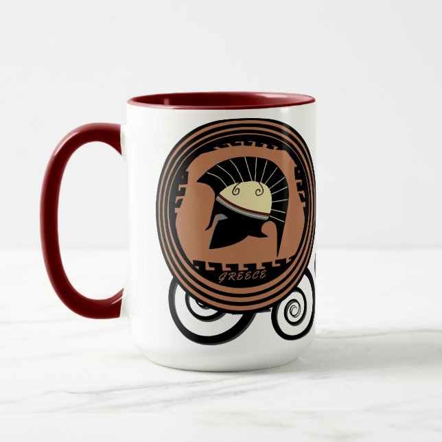 Griechenland Korinthian Helmet Tasse (Links)