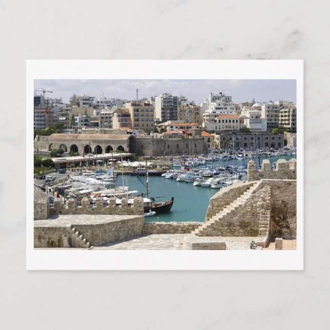 Griechenland Kreta Heraclion Postkarte (Vorderseite)