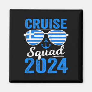 Griechenland Kreuzfahrt Gruppe 2025 passende Famil Magnet