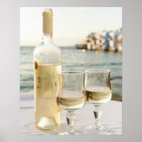 Griechenland, Kykladen-Inseln, Mykonos, Wein auf d