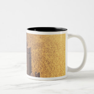 Griechenland, Kykladen, Santorin, Thira, Zweifarbige Tasse