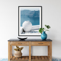 Griechenland Landschaft Santorin und Vase