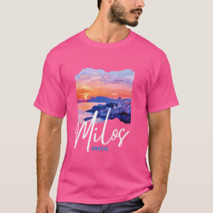 Griechenland Milos Painting Souvenir Griechenland T-Shirt