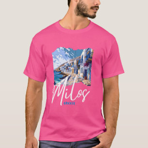 Griechenland Milos Painting Souvenir Griechenland  T-Shirt