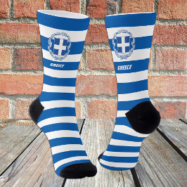 Griechenland Mode Socks, griechische Flagge Blaue/ Socken