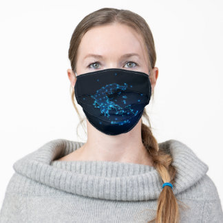 Griechenland Mund-Nasen-Maske Aus Stoff