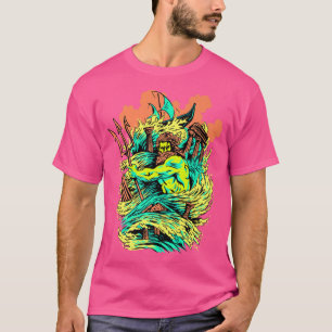 Griechenland Mythen God of the Sea Poseidon Premiu T-Shirt
