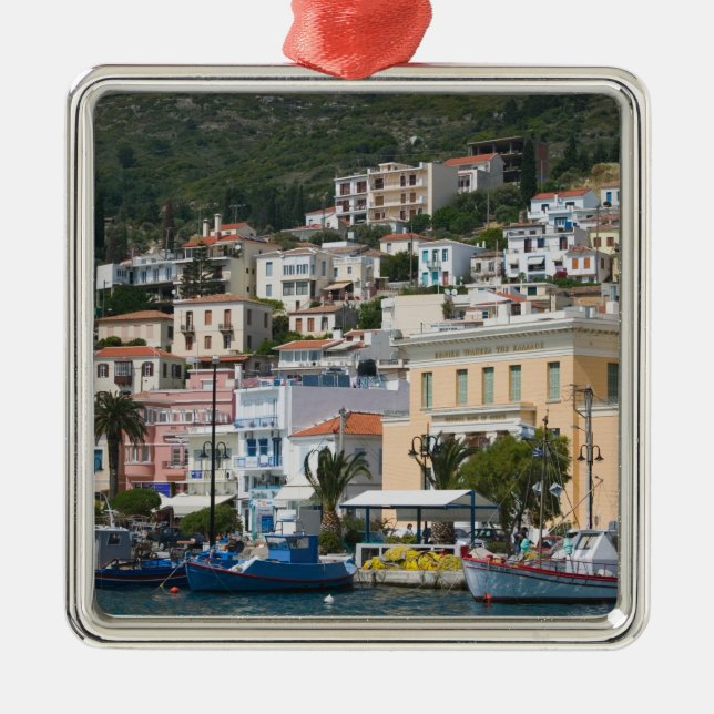 GRIECHENLAND, Nordost-Ägäische Inseln, SAMOS, Silbernes Ornament (Vorne)