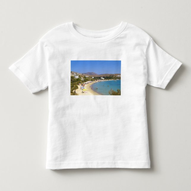 Griechenland, Paros Island, Krios Beach von oben Kleinkind T-shirt (Vorderseite)